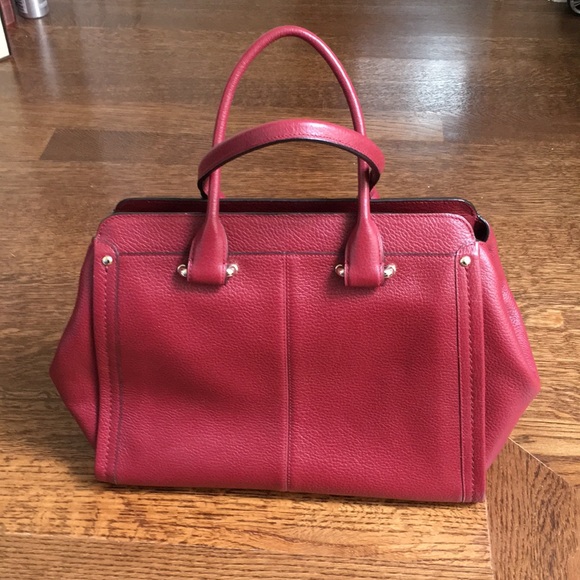 Coach Burgundy handbag - Picture 3 of 6